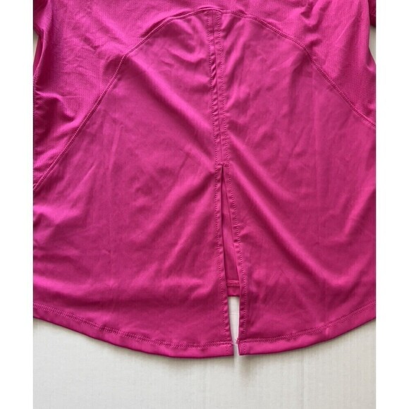 Spyder Active Women's Small Short Sleeve Stretch Pink Athletic TShirt Split Back - Picture 5 of 5